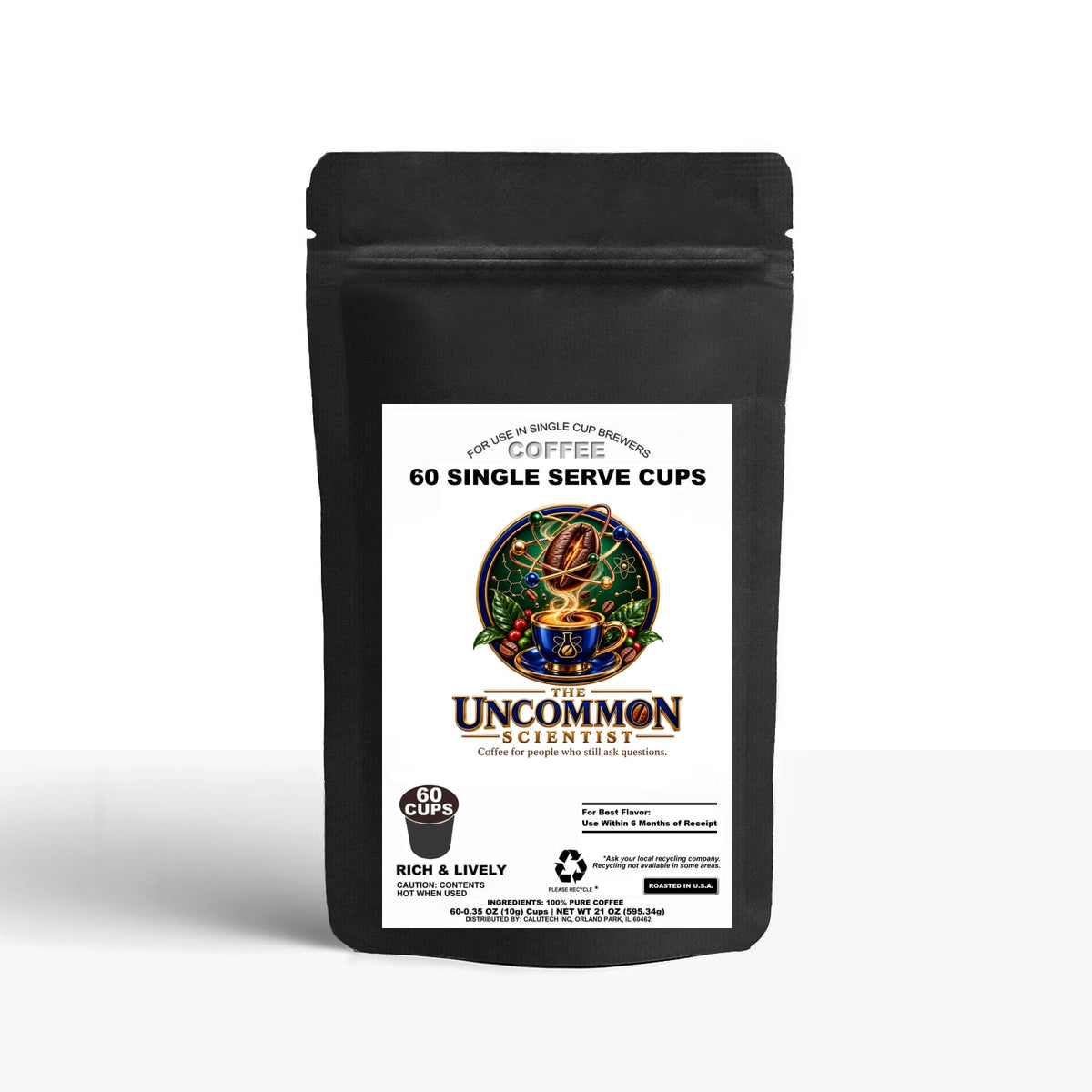 60 Pack Single Serve Coffee Capsules